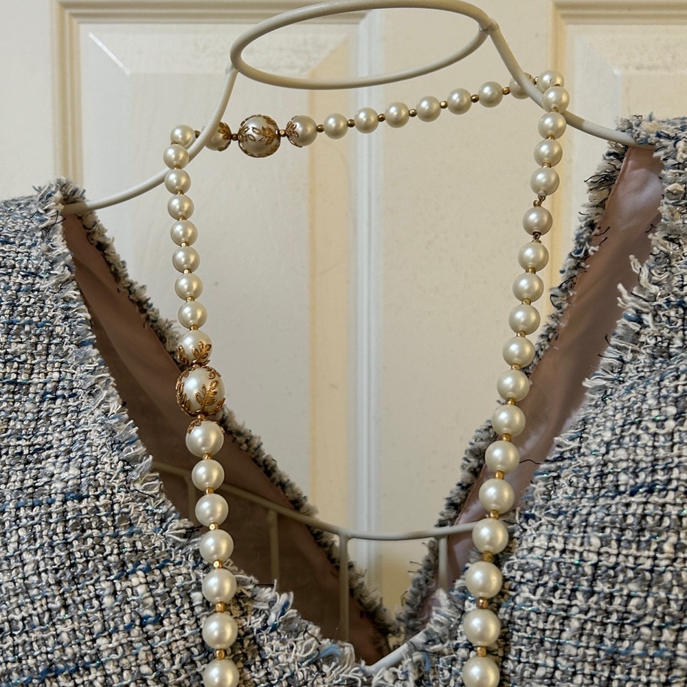 Rebecca Taylor Elegant Tweed Dress - Picture 2 of 15